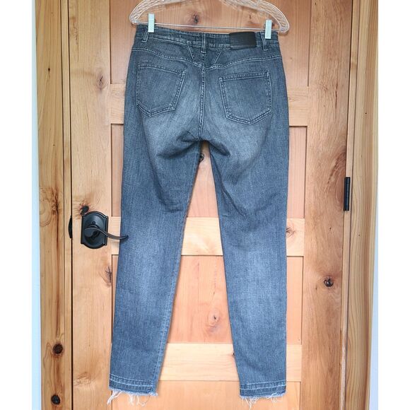 Closed Gray Skinny Jeans Sz 8 Stretch Mid Rise Made in Italy Minimalist Basic - Picture 2 of 5